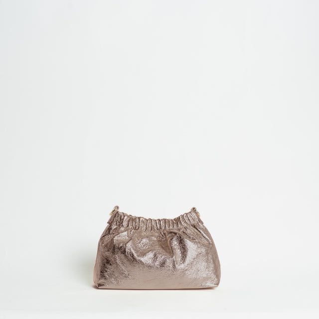 W by Whitemood-Mini pouch con catena - bronzo