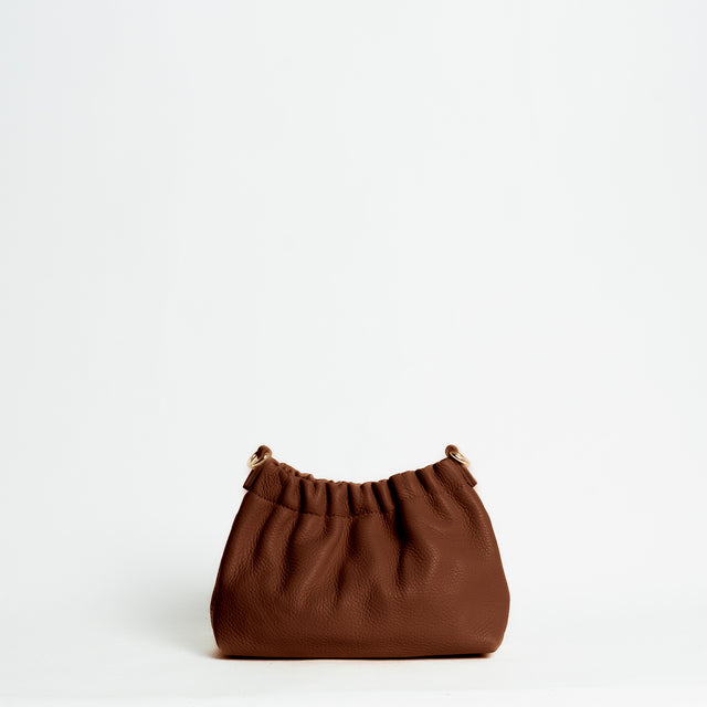 W by Whitemood-Mini pouch con catena - choco