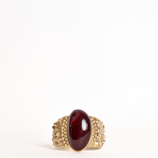 W by Whitemood-Bracciale increspato con pietra - india
