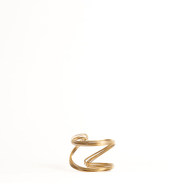W by Whitemood-Bracciale multifilo ondulato - gold