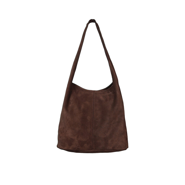 Bolso shopper de ante W by Whitemood - Café