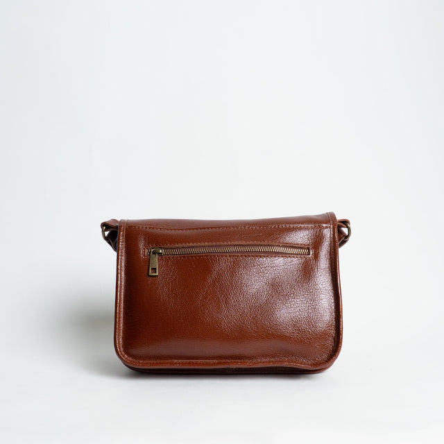 Zeroassoluto-Borsa saddle genuine leather high quality - cuoio