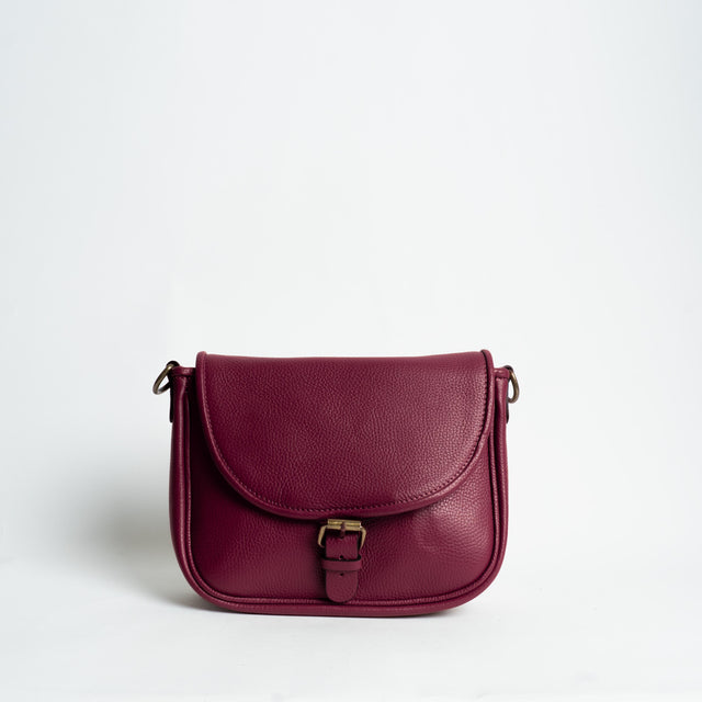 W by Whitemood-Tolfina in pelle - vino