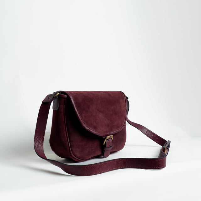 W by Whitemood-Tolfina in pelle scamosciata - vino