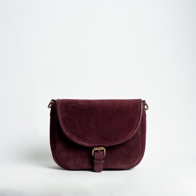 W by Whitemood-Tolfina in pelle scamosciata - vino