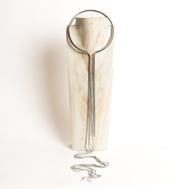W by Whitemood-Collana rigida con pendente - silver