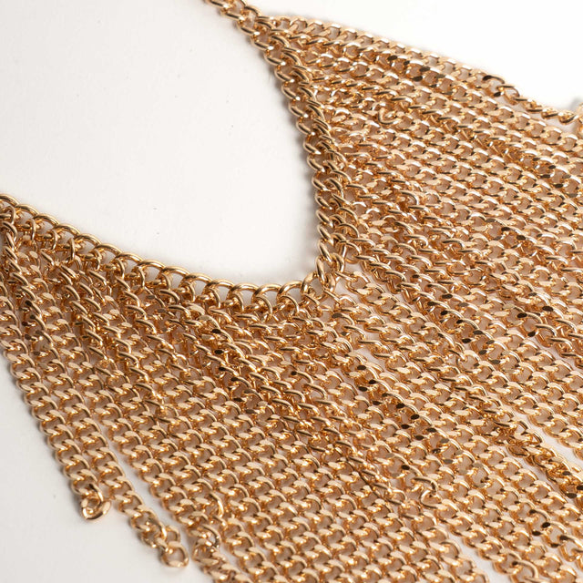 W by Whitemood-Collana frange - gold