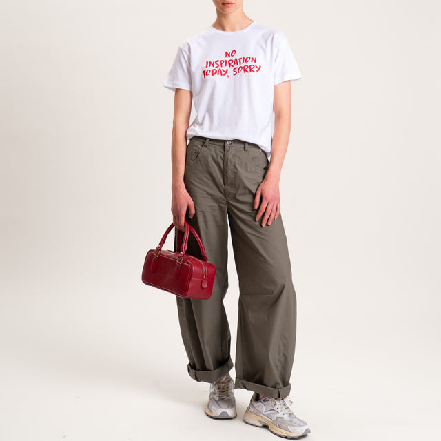 Souvenir-Pantalone GAYA barrel elastico dietro - militare