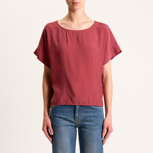 Zeroassoluto-Blusa scatolina 100% viscosa - india