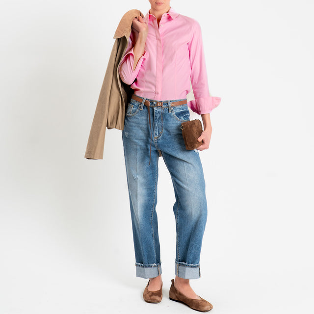 Dixie-Camicia oxford slim fit - rosa