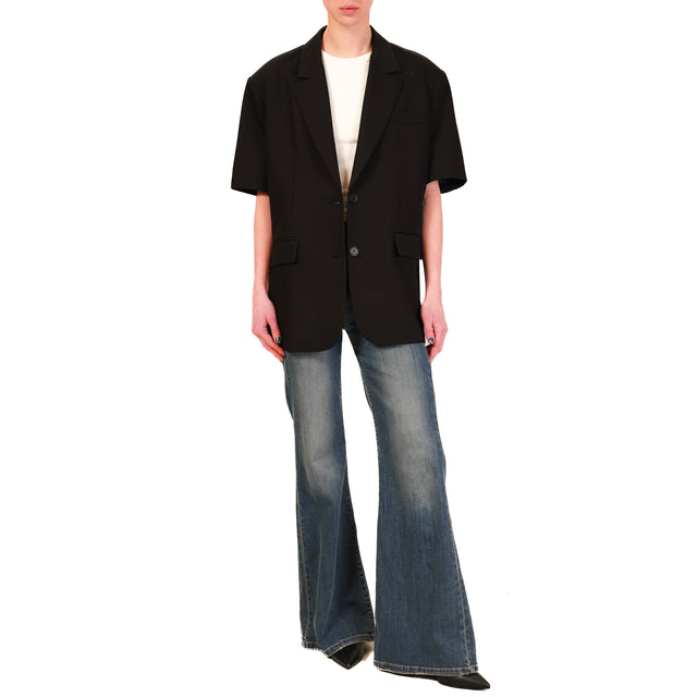 Imperial-Giacca oversize mezza manica - nero