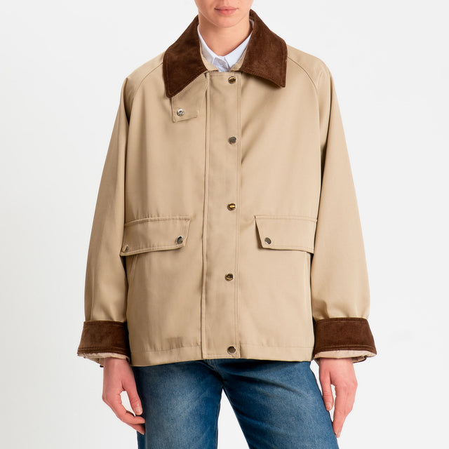 Haveone-Trench corto - cammello