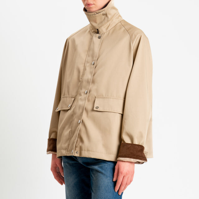 Haveone-Trench corto - cammello
