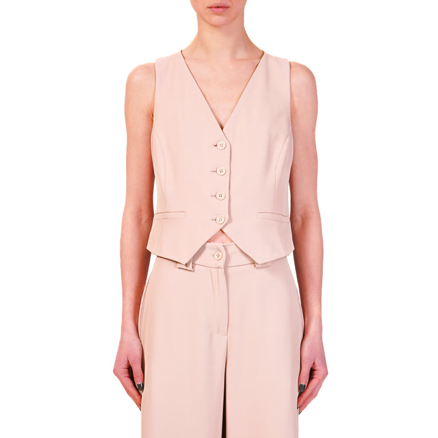 Tensione in-Completo gilet e pantalone - quarzo
