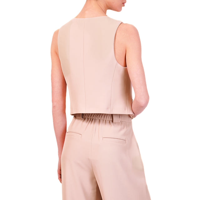 Tensione in-Completo gilet e pantalone - quarzo
