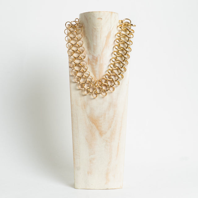 W by Whitemood-Collana a maglia - gold
