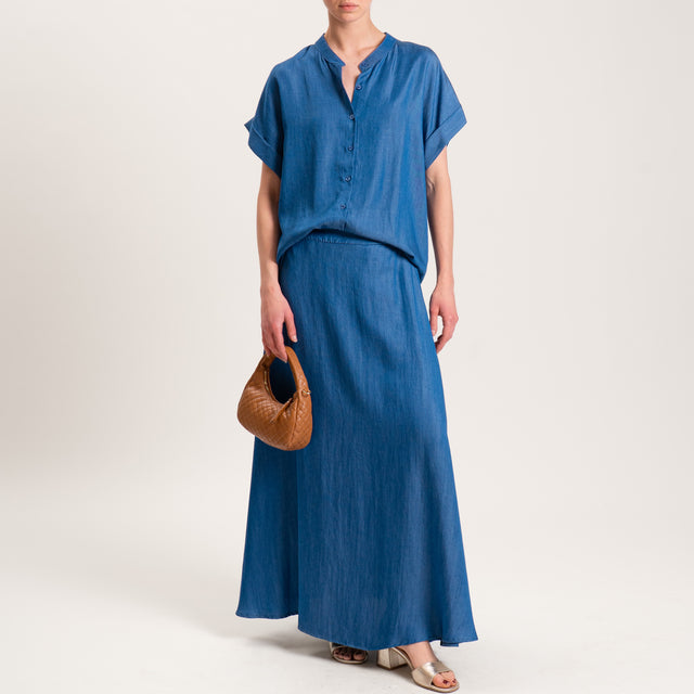 Zeroassoluto-Camicia KADY denim in tencel - denim