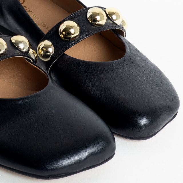 Divine Follie-Ballerina con borchie - nero
