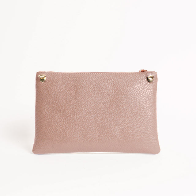 W by whitemood- Pochette con nappine - cipria