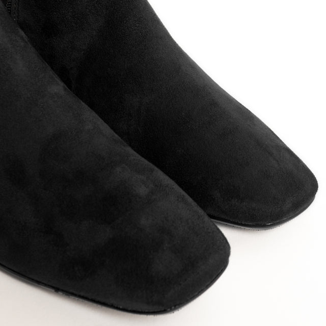 Divine Follie-Stilave in similpelle scamosciata - nero