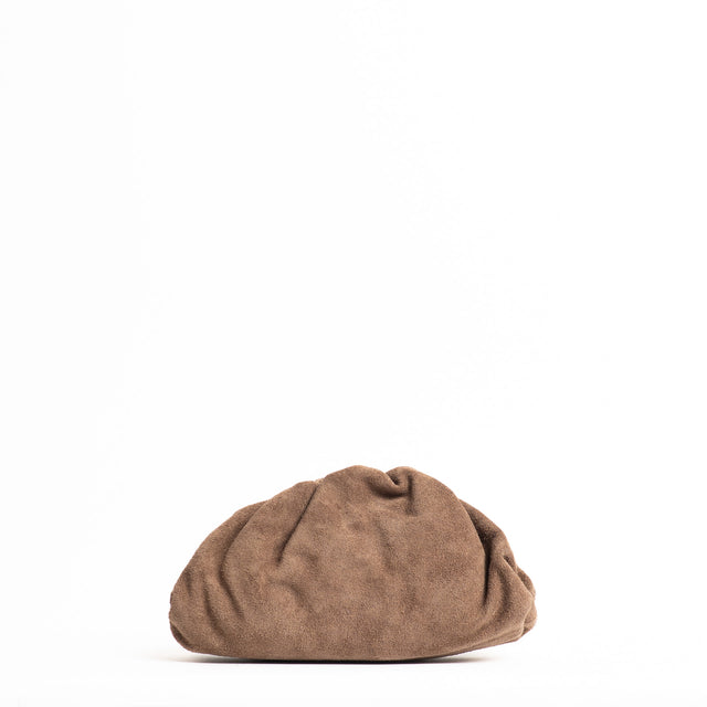 W by Whitemood-Mini clutch in camoscio - taupe