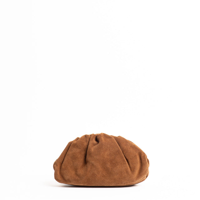 W by Whitemood-Mini clutch in camoscio - cuoio