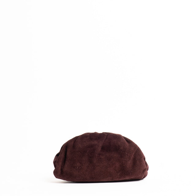 W by Whitemood-Mini clutch in camoscio - vino