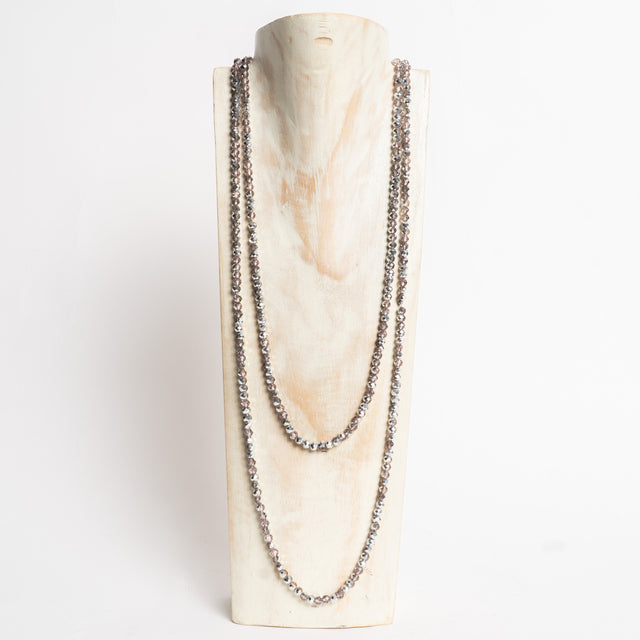 W by Whitemood-Collana - argento/taupe