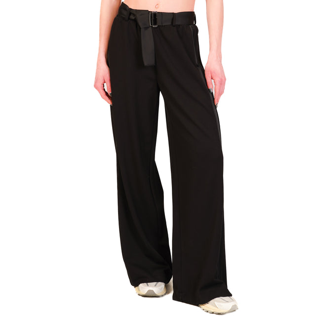 Pantalón de punto Imperial-Milan con cintura elástica - negro