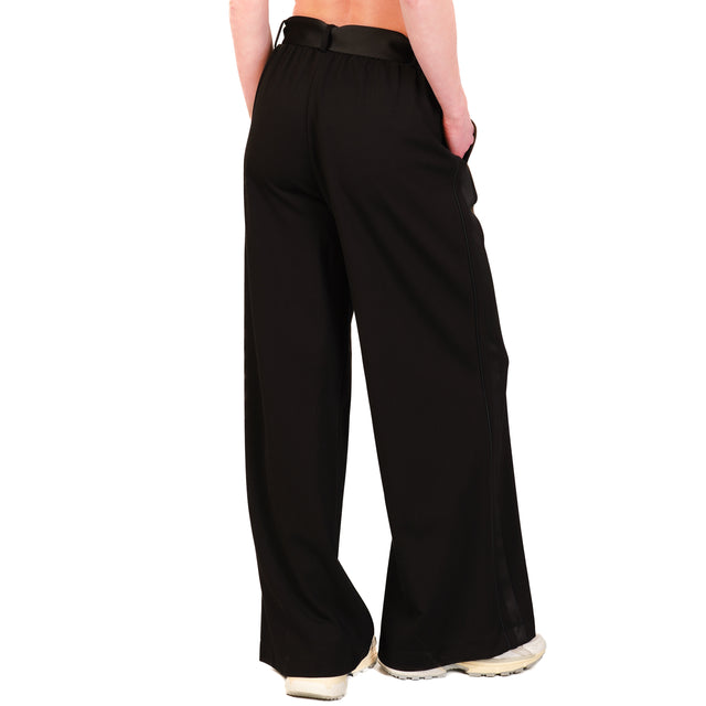 Pantalón de punto Imperial-Milan con cintura elástica - negro