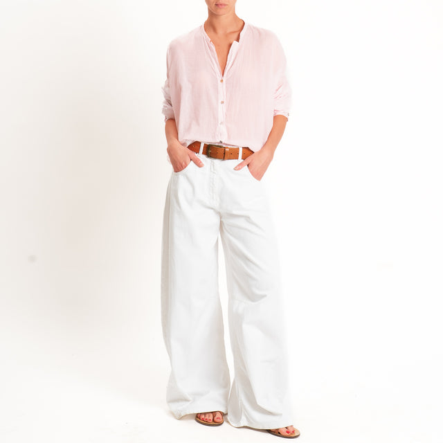 Tensione in-Camicia mussola "LOVE IN THE SUN" - rosa