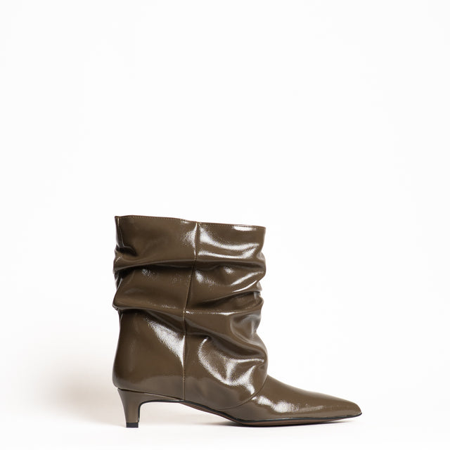Divine follie-Stivaletto effetto arricciato - taupe