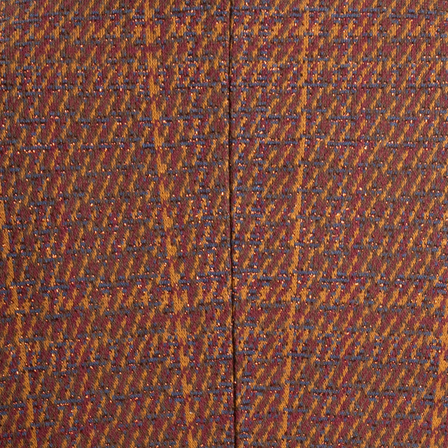 Zeroassoluto-Giacca JIN elasticizzata - check lurex vino/mostarda/piombo