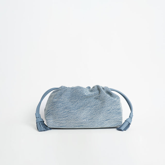 Vicolo-Borsa Tassel Bag - denim