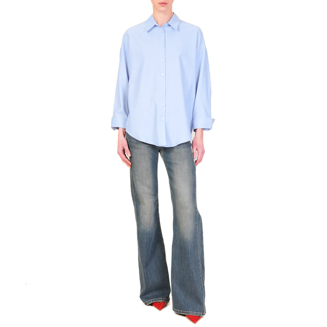 Camisa oxford Dixie de corte regular - azul claro