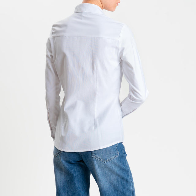 Dixie-Camicia oxford slim fit - bianco