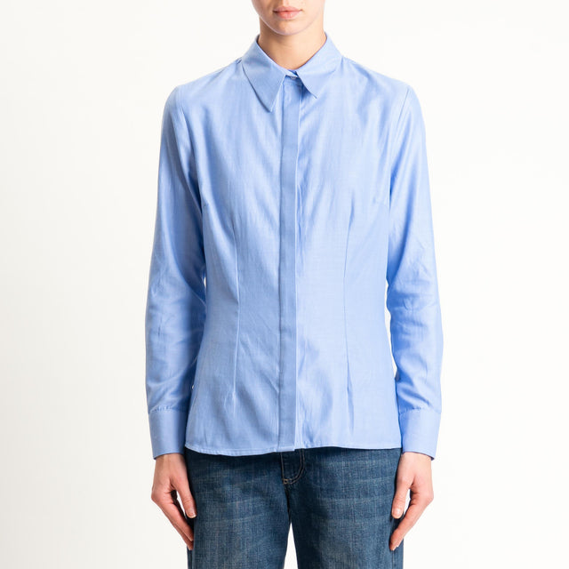 Dixie-Camicia oxford slim fit - celeste