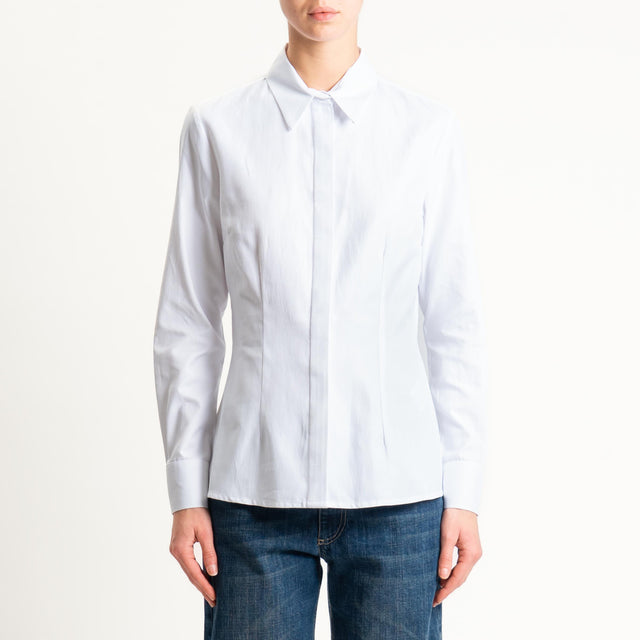 Dixie-Camicia oxford slim fit - bianco