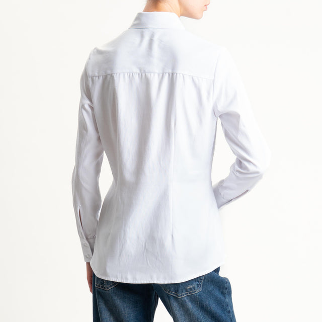 Dixie-Camicia oxford slim fit - bianco