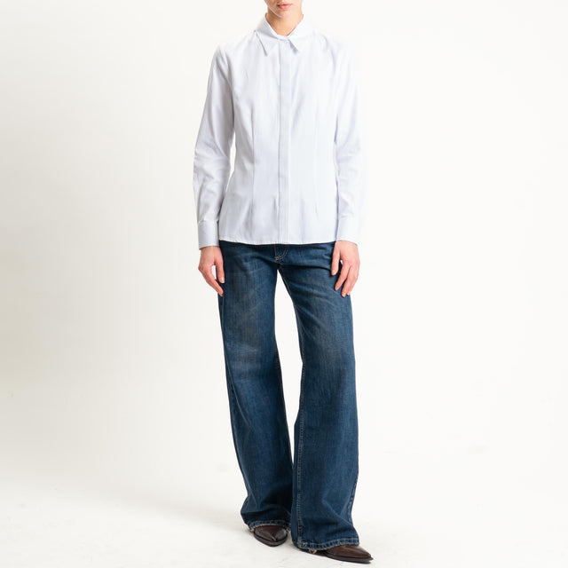 Dixie-Camicia oxford slim fit - bianco
