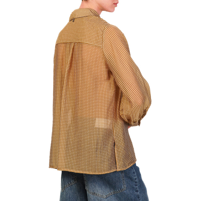 Dixie-Camicia in mussola pois - peanuts/burro