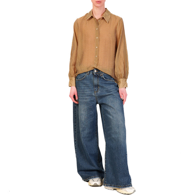 Dixie-Camicia in mussola pois - peanuts/burro