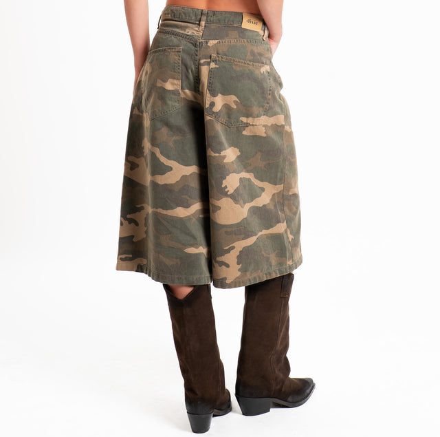 Dixie-Bermuda camouflage - militare/moro/sand
