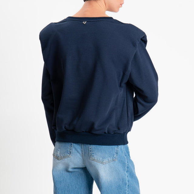 Dixie-Felpa con spalline - blu