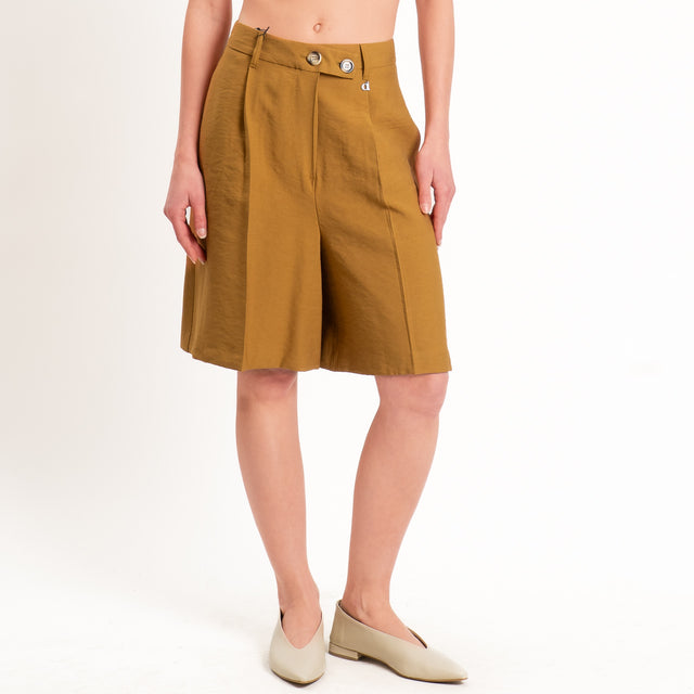 Dixie-Completo giacca +bermuda - mostarda