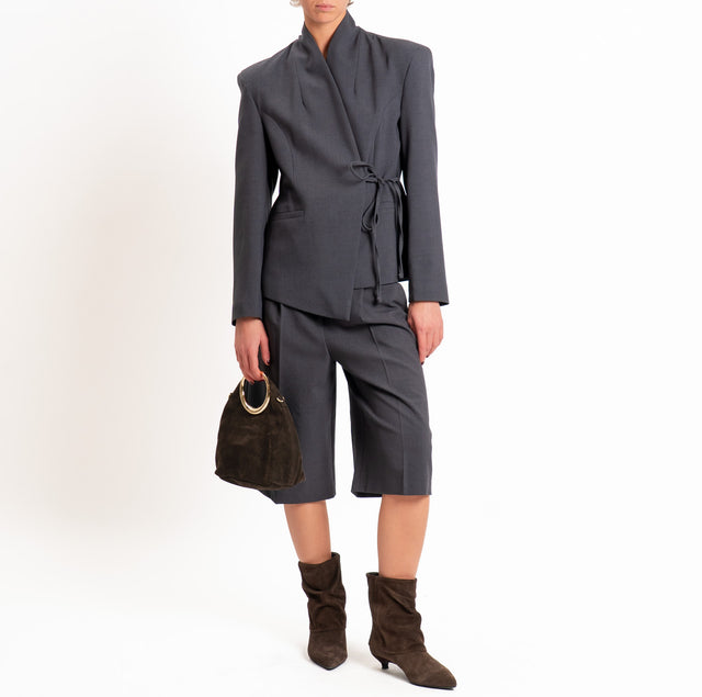 Dixie-Completo giacca + bermuda - antracite