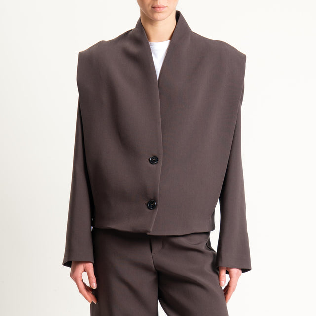 Dixie-Giacca con spalle destrutturate - moro