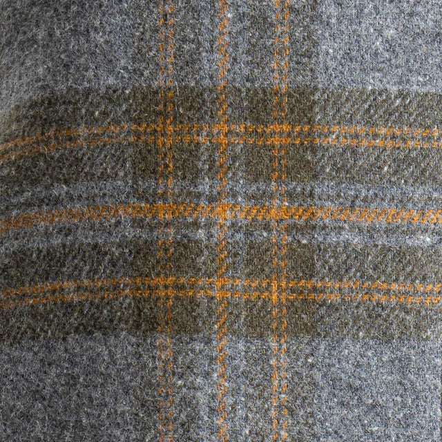 Dixie-Giacca over check con spille misto lana - grigio/militare/cuoio