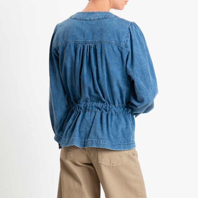 Dixie-Kimono jeans con cintura - denim