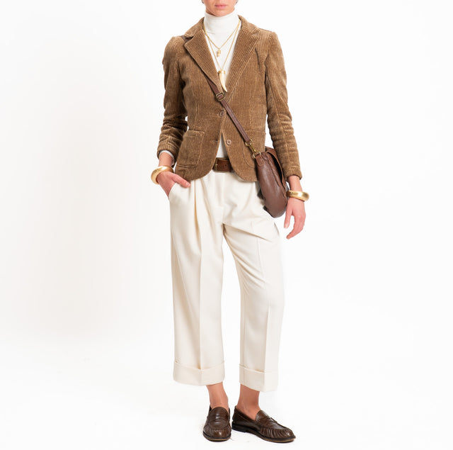 Dixie-Giacca velluto 500 righe - camel